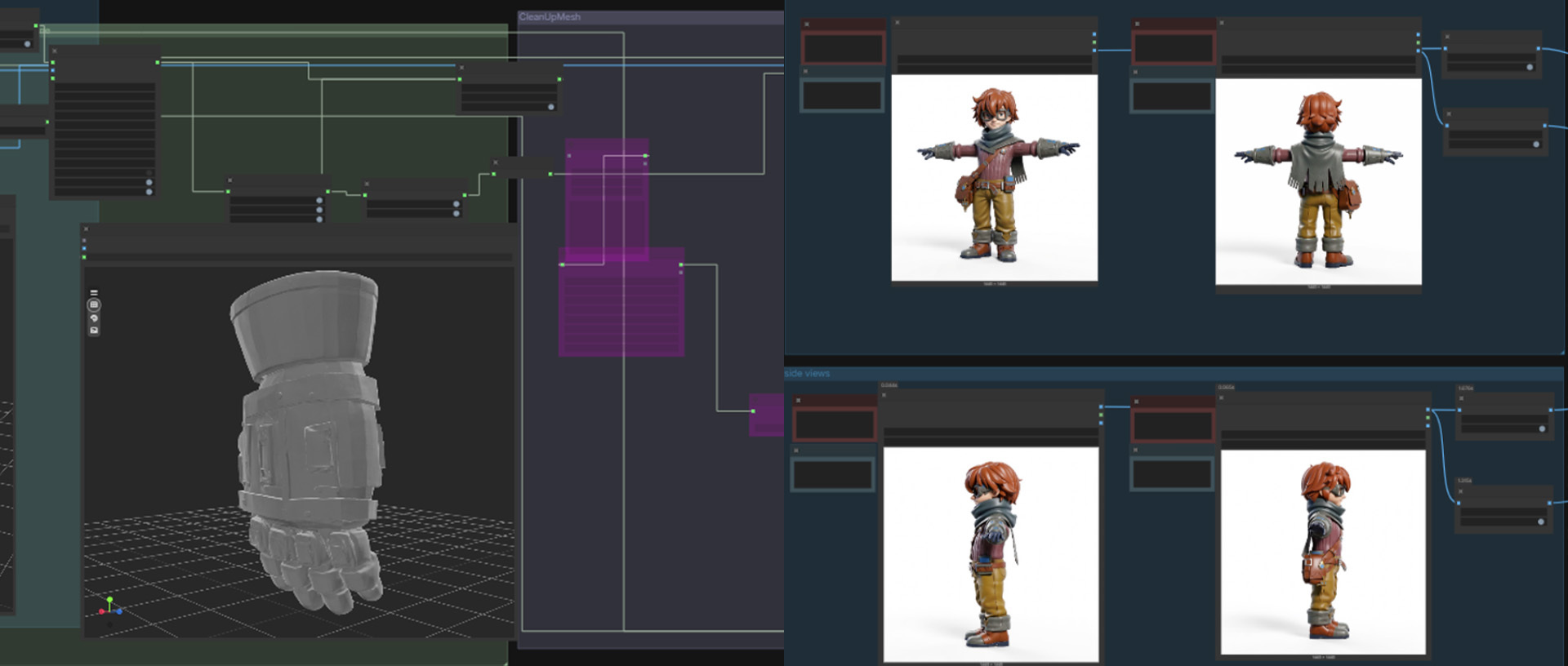 Stylized Character Creation with AI